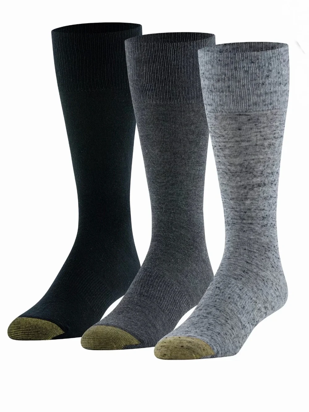 GOLDTOE Edition Crew Socks, 3 X 3-Pack
